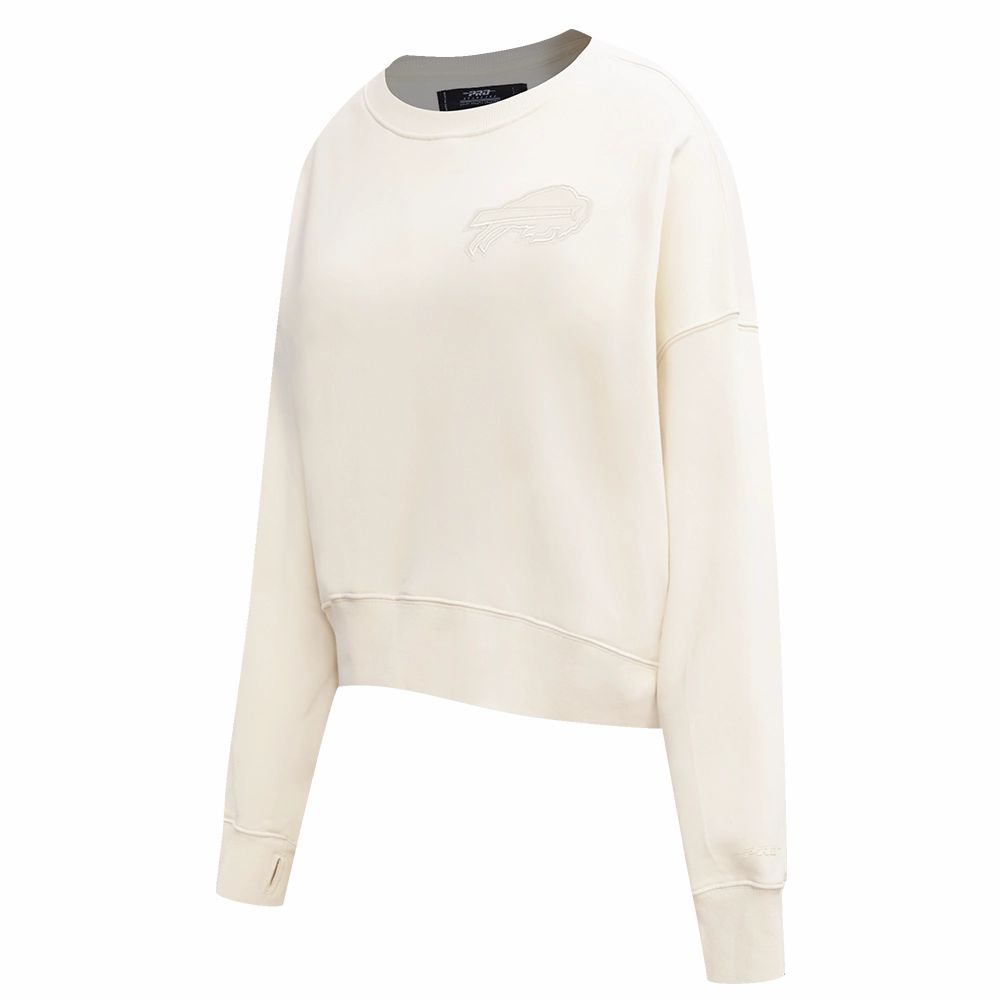 NFL BUFFALO BILLS NEUTRAL WOMEN'S CREWNECK (EGGSHELL)