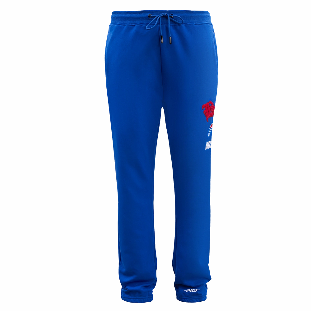 NFL BUFFALO BILLS OLD ENGLISH MEN'S SWEATPANT (ROYAL BLUE)