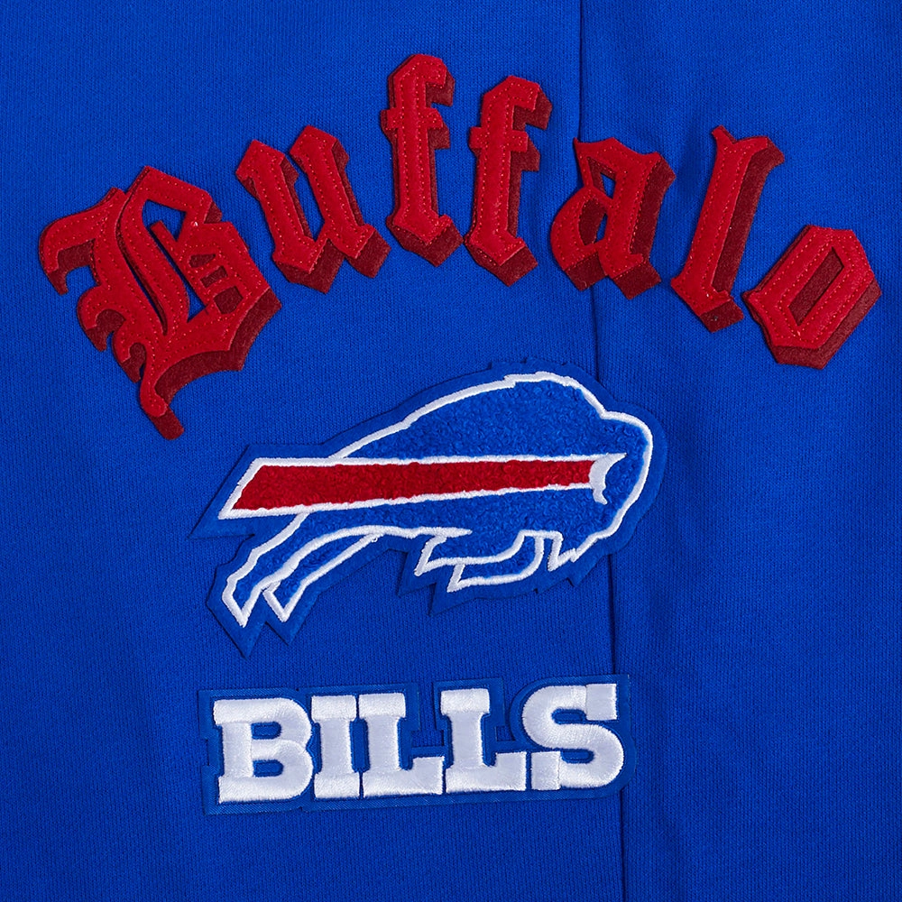 NFL BUFFALO BILLS OLD ENGLISH MEN'S SWEATPANT (ROYAL BLUE)