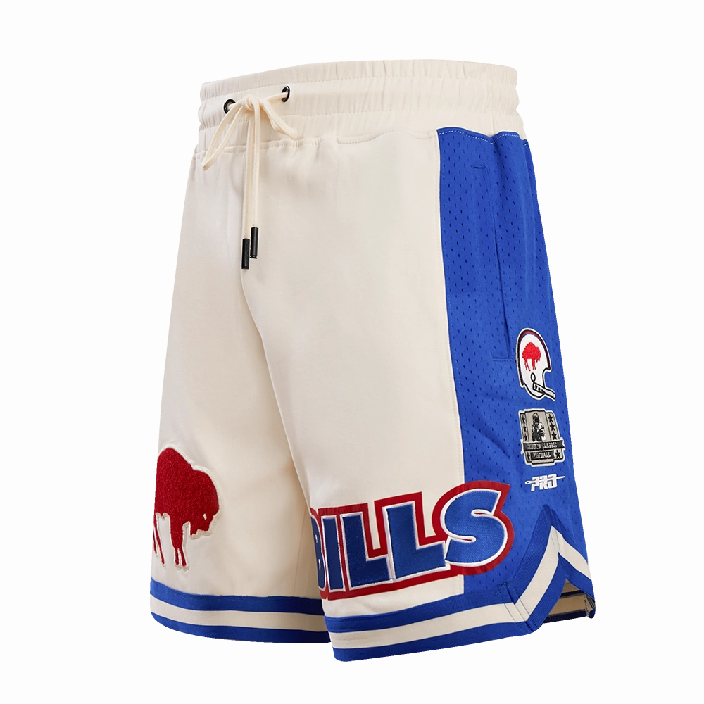 NFL BUFFALO BILLS RETRO CLASSIC MEN'S 2.0 SHORT (EGGSHELL/ ROYAL BLUE)