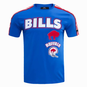 NFL BUFFALO BILLS RETRO CLASSIC MEN'S STRIPED TEE (ROYAL BLUE/RED)