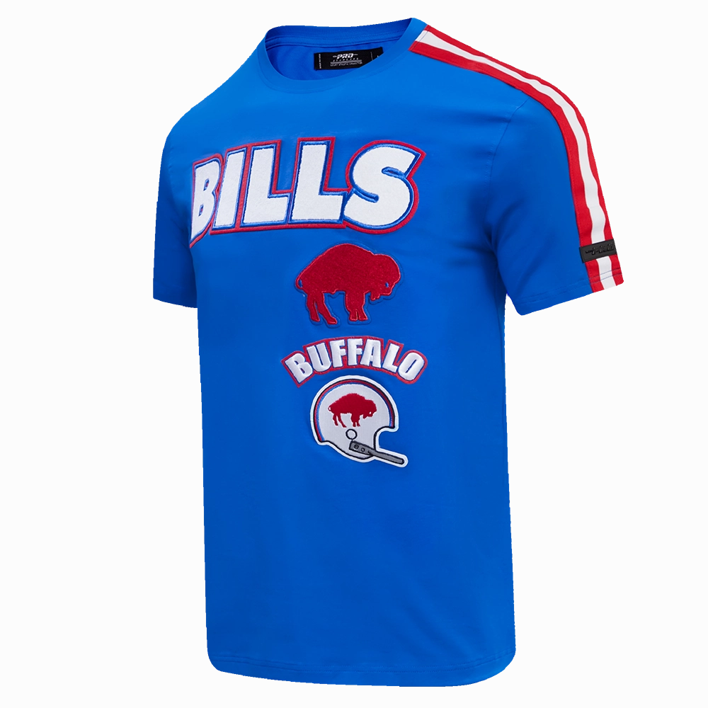 NFL BUFFALO BILLS RETRO CLASSIC MEN'S STRIPED TEE (ROYAL BLUE/RED)