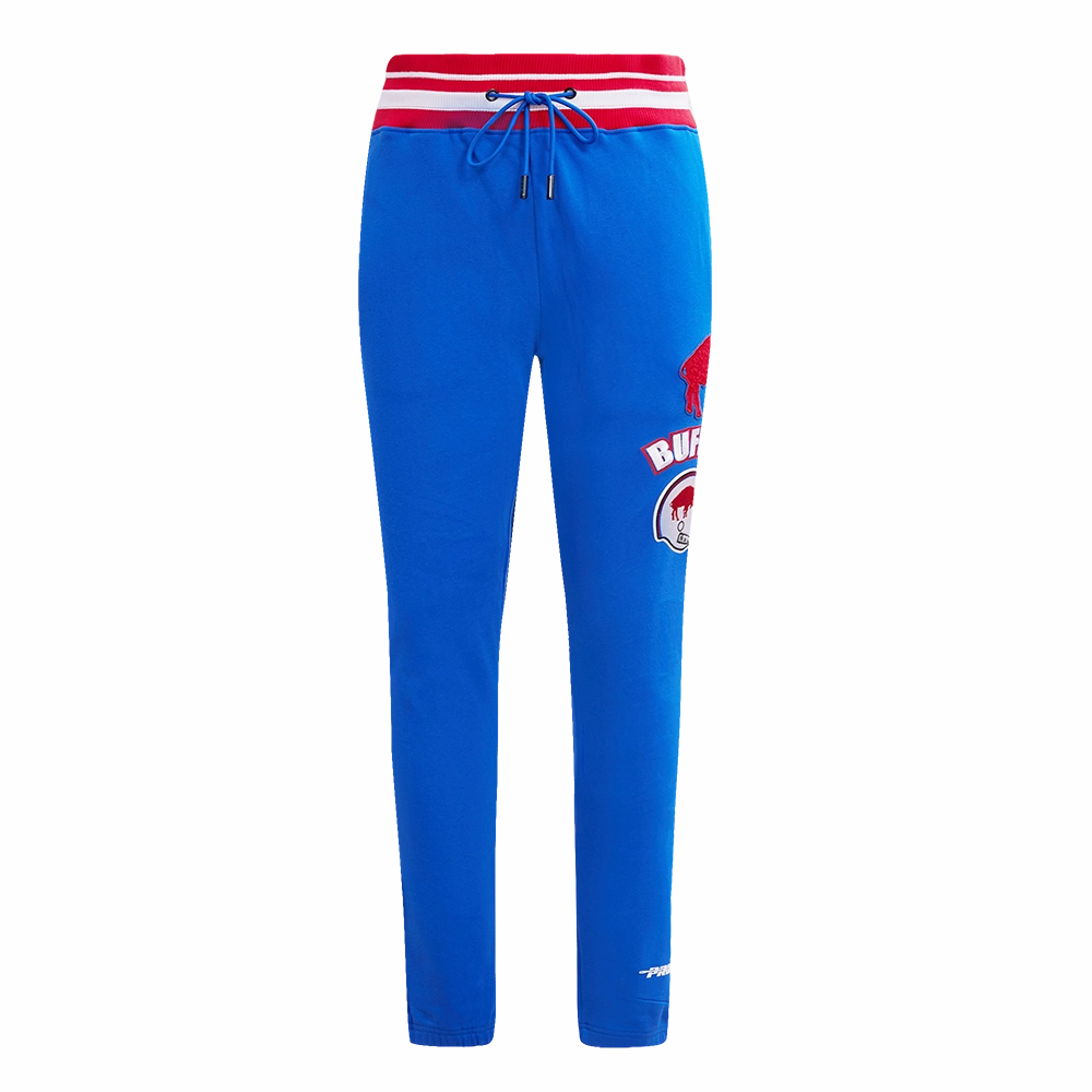 NFL BUFFALO BILLS RETRO CLASSIC MEN'S SWEATPANT (ROYAL BLUE/RED)