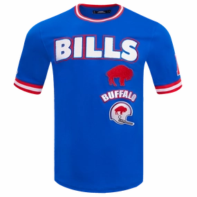 NFL BUFFALO BILLS RETRO CLASSIC MEN'S TEE (ROYAL BLUE/RED)