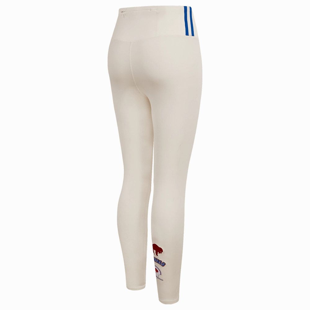 NFL BUFFALO BILLS RETRO CLASSIC WOMEN'S JERSEY LEGGING (EGGSHELL)