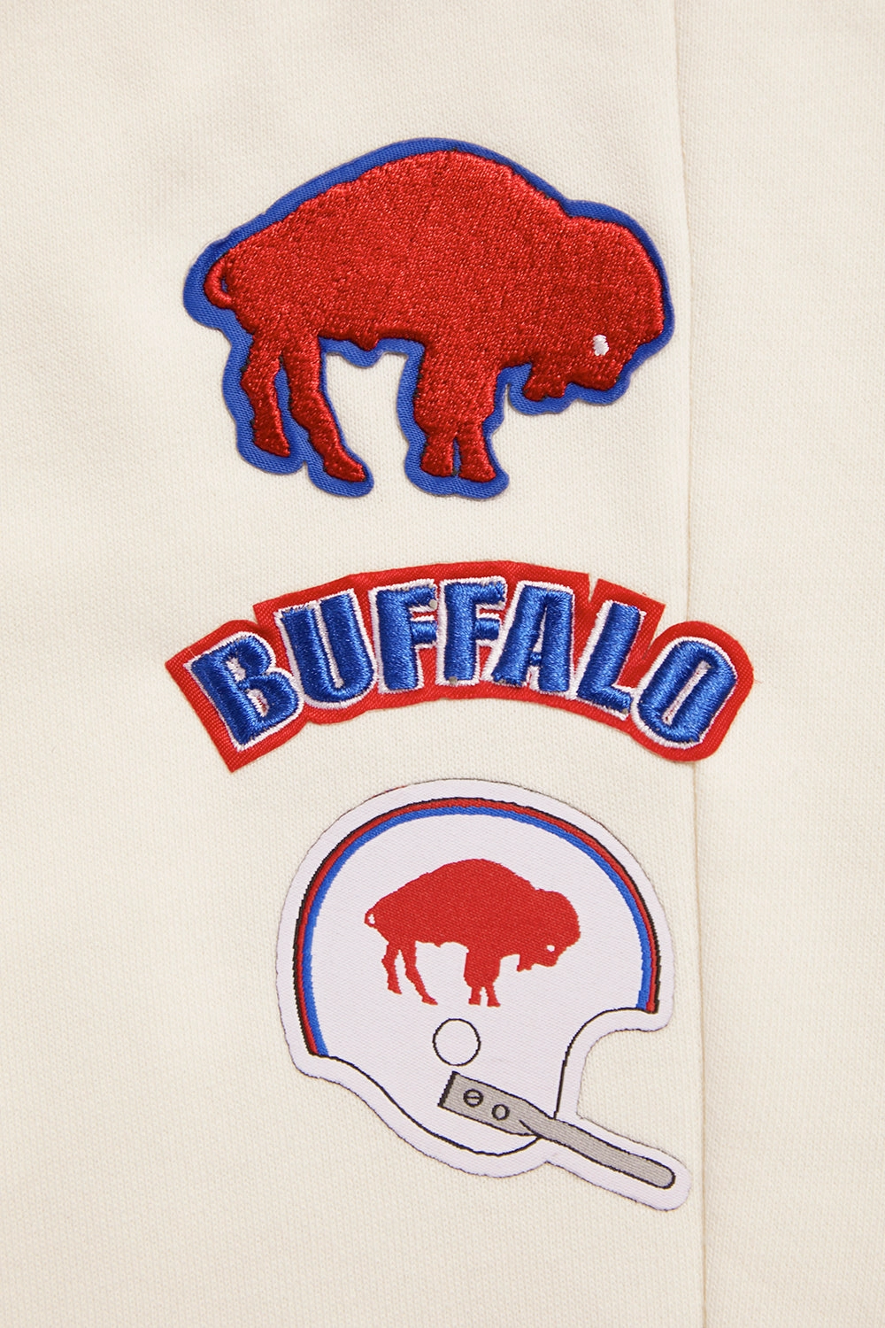 NFL BUFFALO BILLS RETRO CLASSIC WOMEN'S SWEATPANT (EGGSHELL/ROYAL BLUE)
