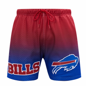 NFL BUFFALO BILLS TEAM OMBRE MESH SHORT (ROYAL BLUE/RED)