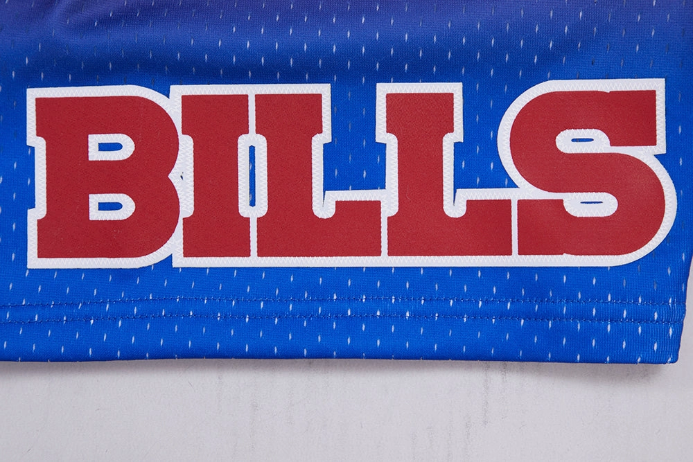 NFL BUFFALO BILLS TEAM OMBRE MESH SHORT (ROYAL BLUE/RED)