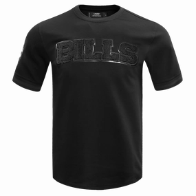 NFL BUFFALO BILLS TRIPLE BLACK MEN'S TEE (TRIPLE BLACK)