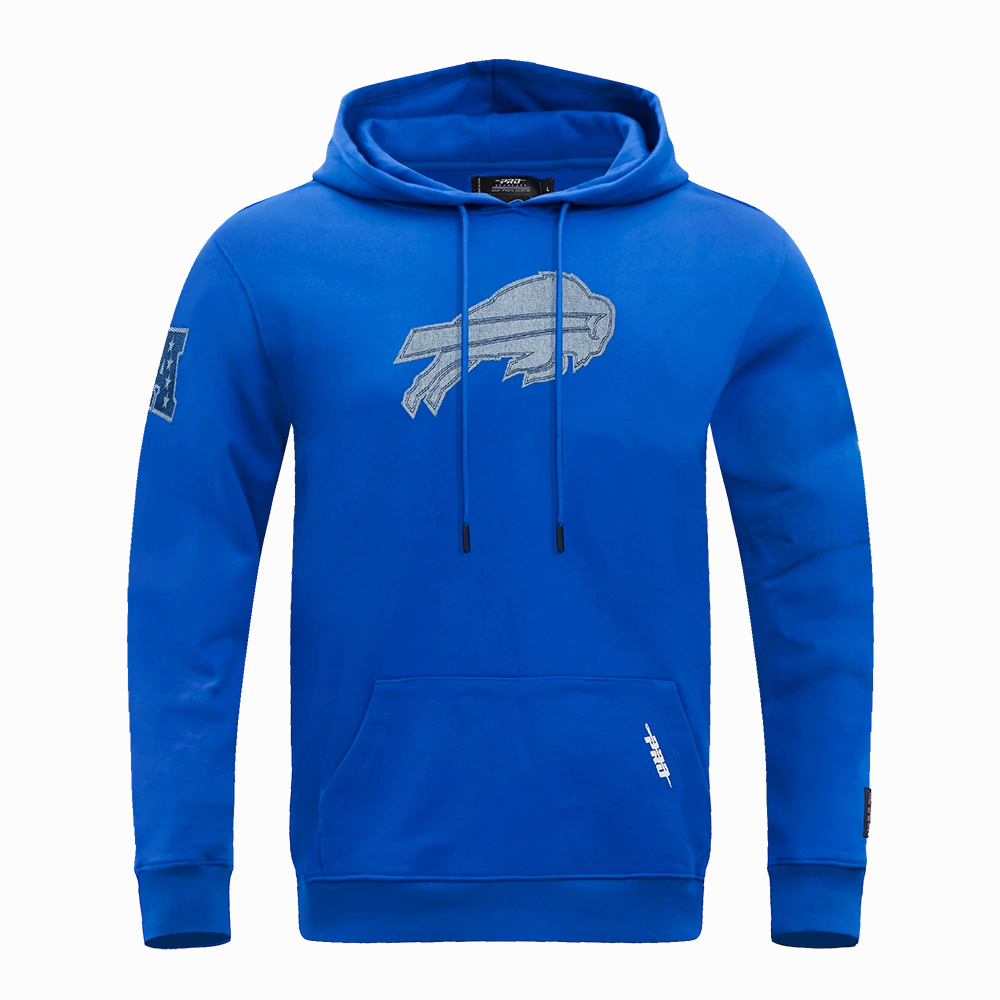NFL BUFFALO BILLS VARSITY BLUES MEN'S PULLOVER HOODIE (ROYAL BLUE)