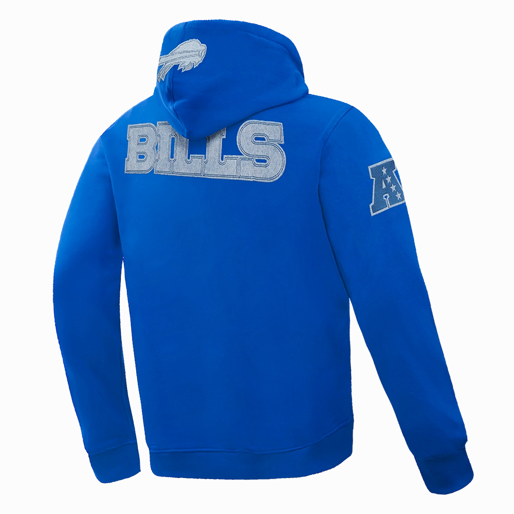 NFL BUFFALO BILLS VARSITY BLUES MEN'S PULLOVER HOODIE (ROYAL BLUE)