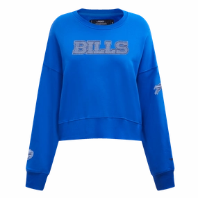 NFL BUFFALO BILLS VARSITY BLUES WOMEN'S CREWNECK (ROYAL BLUE)
