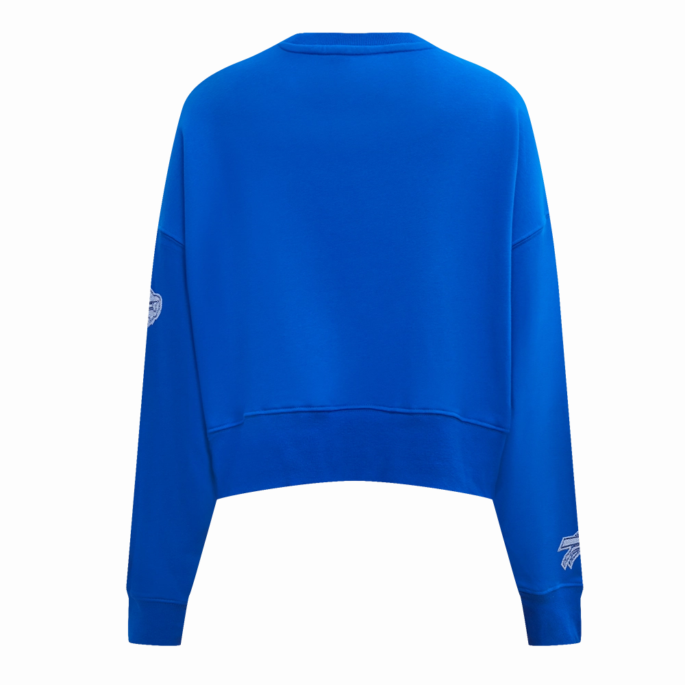 NFL BUFFALO BILLS VARSITY BLUES WOMEN'S CREWNECK (ROYAL BLUE)