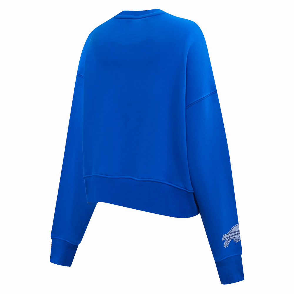 NFL BUFFALO BILLS VARSITY BLUES WOMEN'S CREWNECK (ROYAL BLUE)
