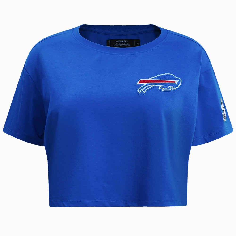 NFL BUFFLO BILLS CLASSIC WOMEN'S BOXY TEE (ROYAL BLUE)