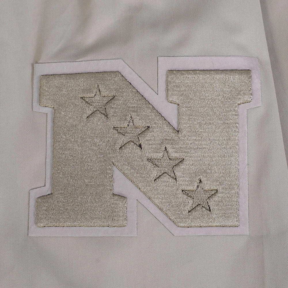 NFL CAROLINA PANTHERS NEUTRAL MEN'S TWILL JACKET (TAUPE)