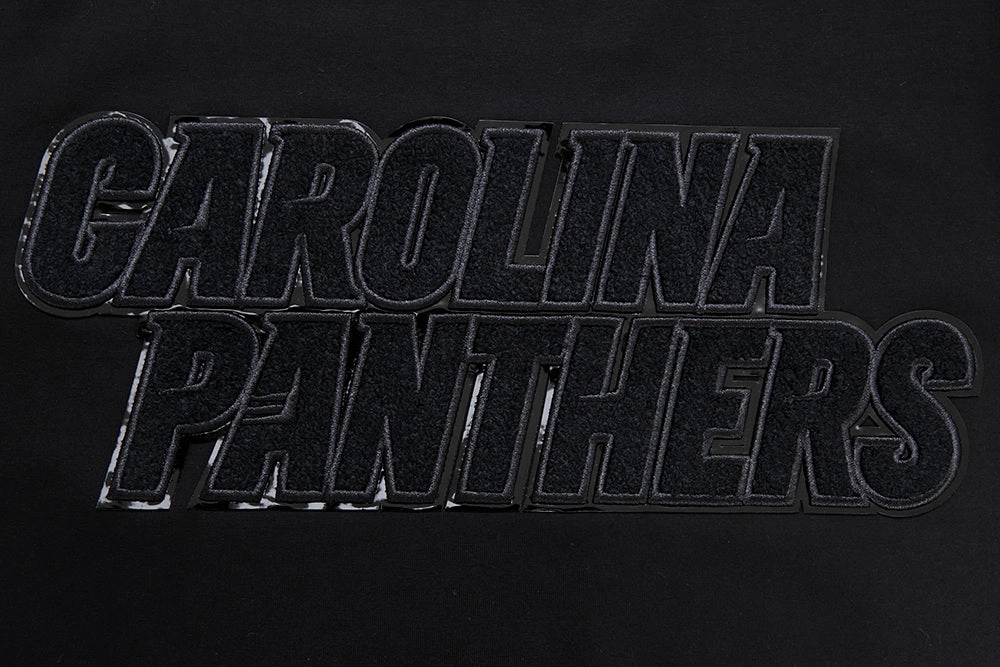 NFL CAROLINA PANTHERS TRIPLE BLACK MEN'S   TEE (TRIPLE BLACK)