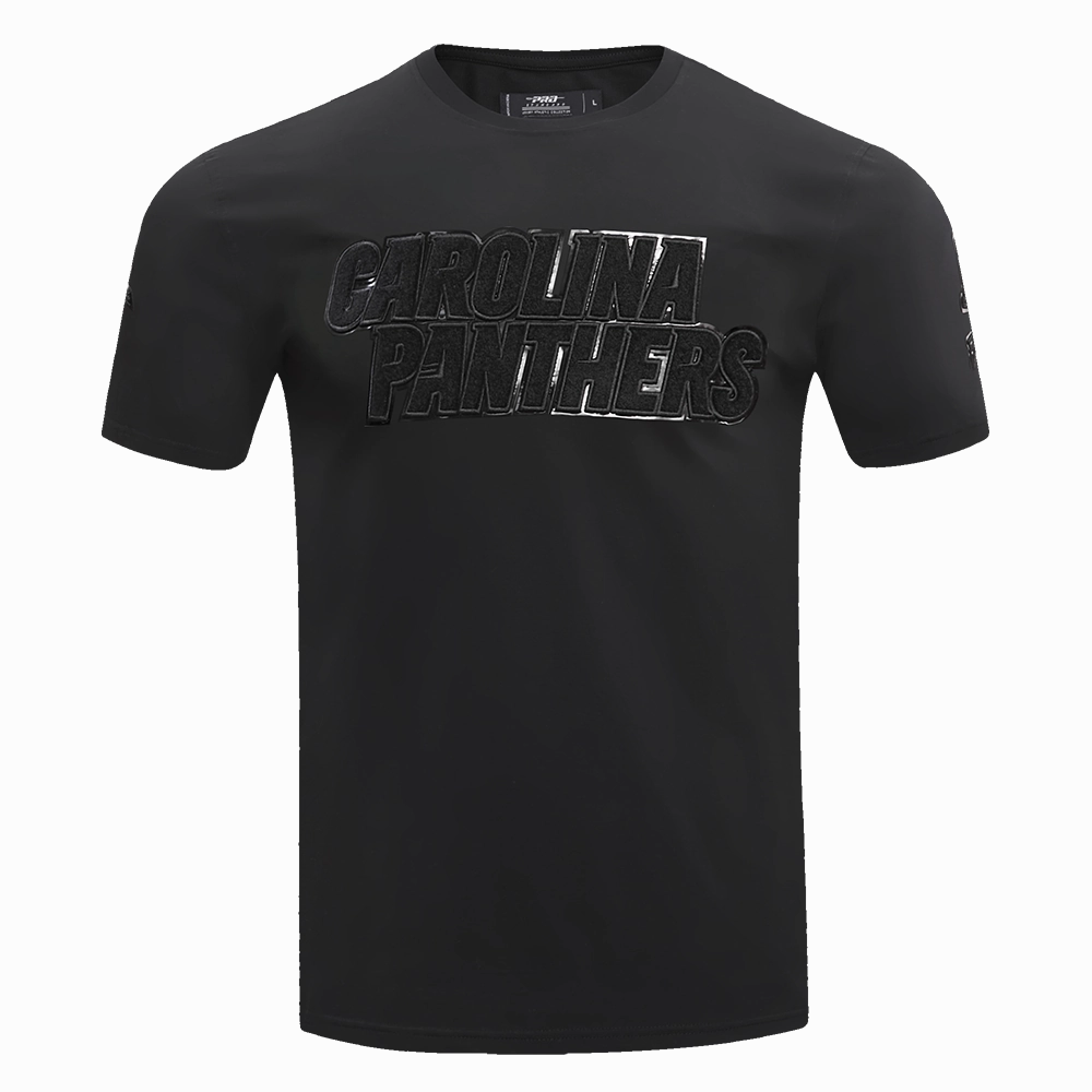 NFL CAROLINA PANTHERS TRIPLE BLACK MEN'S   TEE (TRIPLE BLACK)