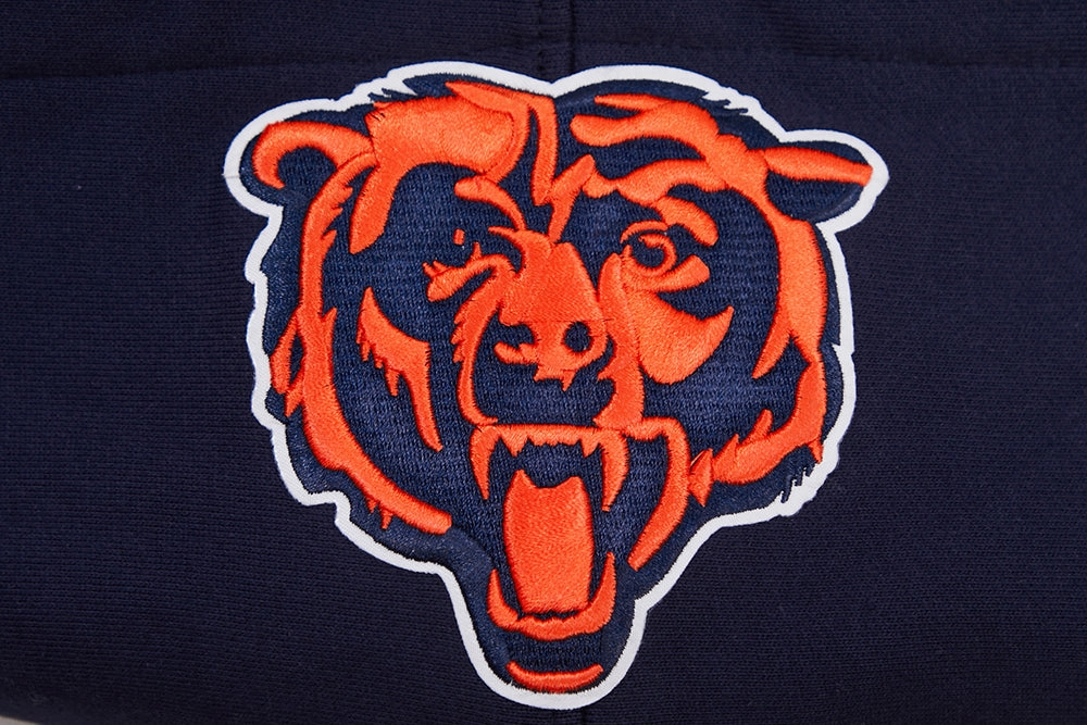 NFL CHICAGO BEARS CLASSIC BRISTLE MEN'S PULLOVER HOODIE (MIDNIGHT NAVY)
