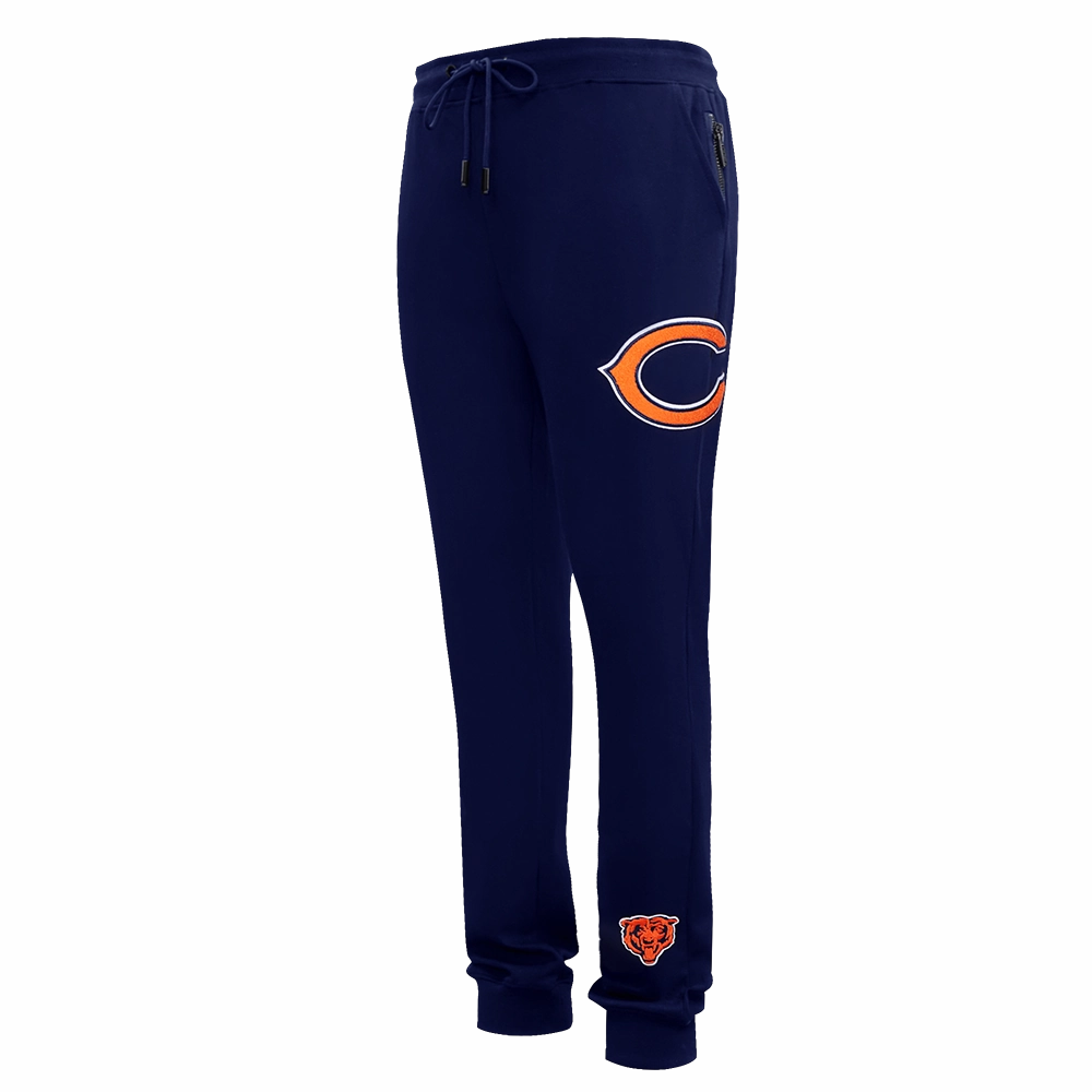 NFL CHICAGO BEARS CLASSIC CHENILLE MEN'S JOGGER (MIDNIGHT NAVY)