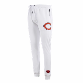 NFL CHICAGO BEARS CLASSIC CHENILLE MEN'S JOGGER (WHITE)