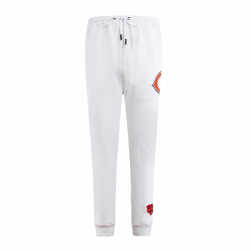NFL CHICAGO BEARS CLASSIC CHENILLE MEN'S JOGGER (WHITE)
