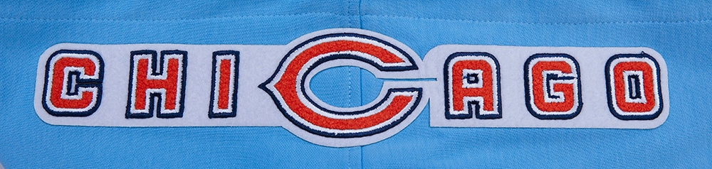 NFL CHICAGO BEARS CLASSIC CHENILLE MEN'S PULLOVER HOODIE (UNIVERSITY BLUE)