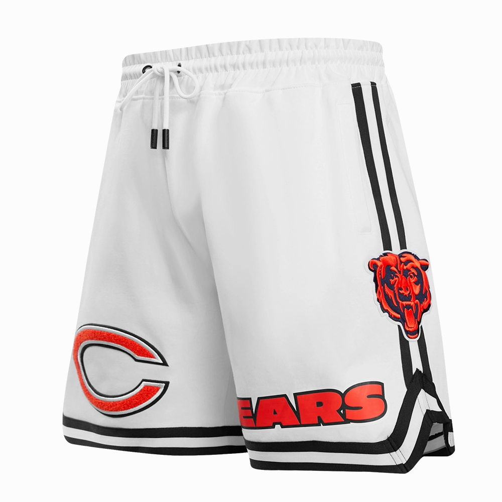 NFL CHICAGO BEARS CLASSIC CHENILLE MEN'S SHORT (WHITE)