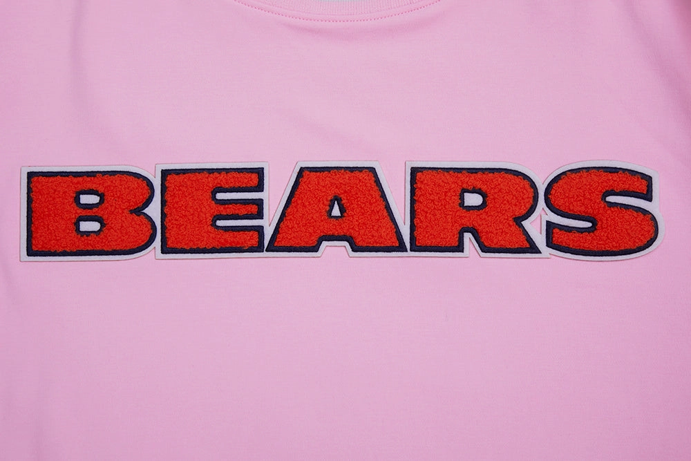 NFL CHICAGO BEARS CLASSIC CHENILLE MEN'S TEE (PINK)