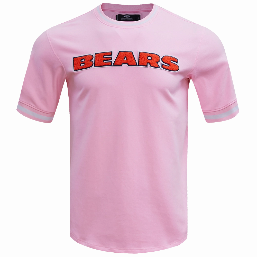 NFL CHICAGO BEARS CLASSIC CHENILLE MEN'S TEE (PINK)