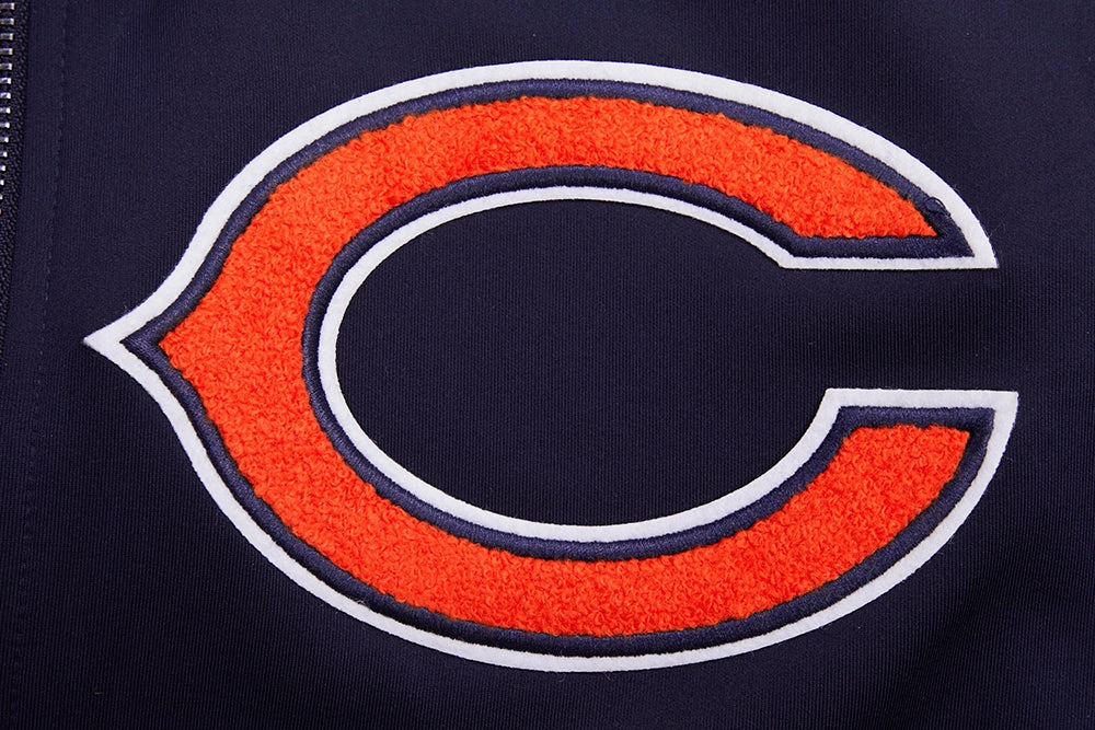 NFL CHICAGO BEARS CLASSIC MEN'S TRACK JACKET (MIDNIGHT NAVY)