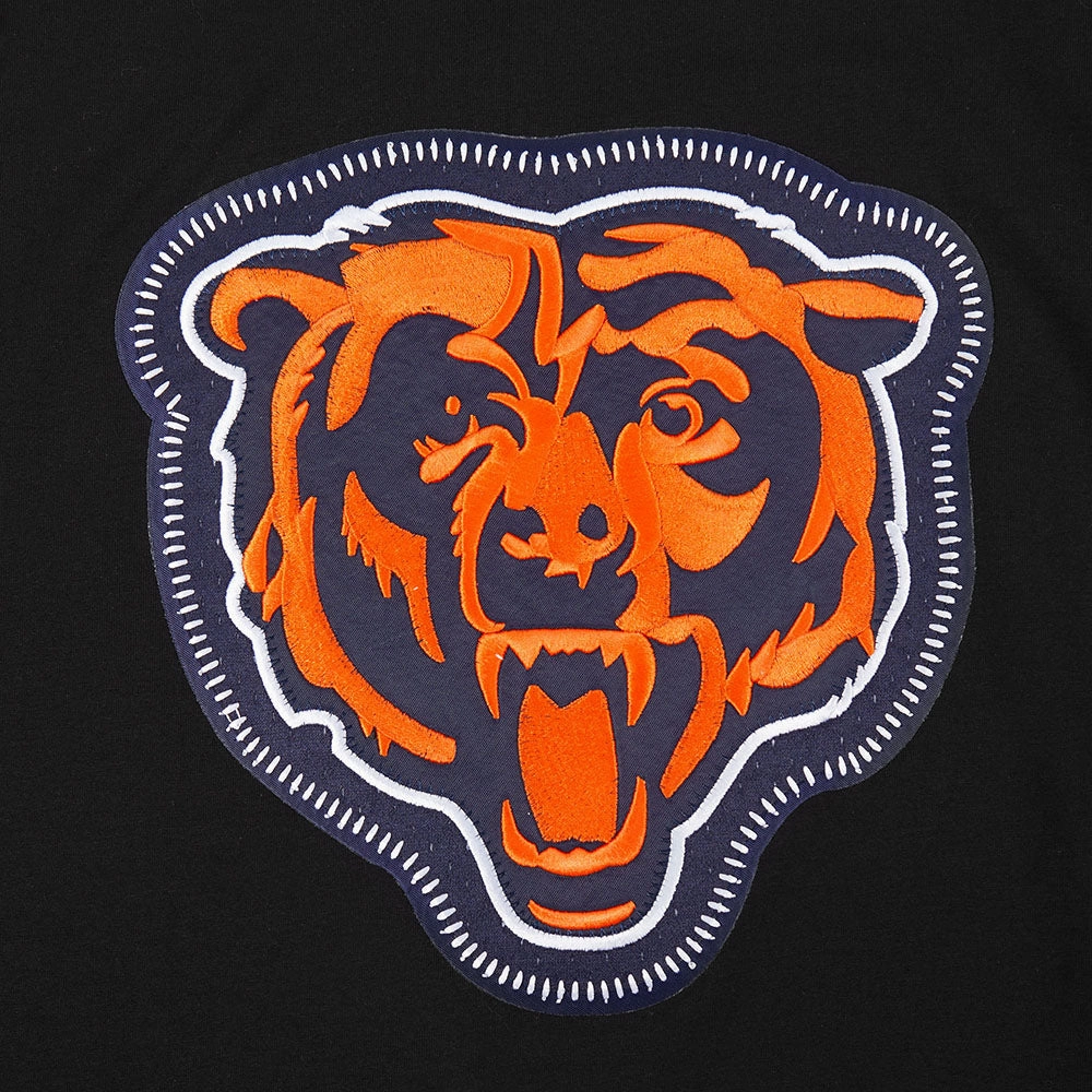 NFL CHICAGO BEARS DIY PICK STITCH MEN'S SINGLE JERSEY TEE (BLACK)