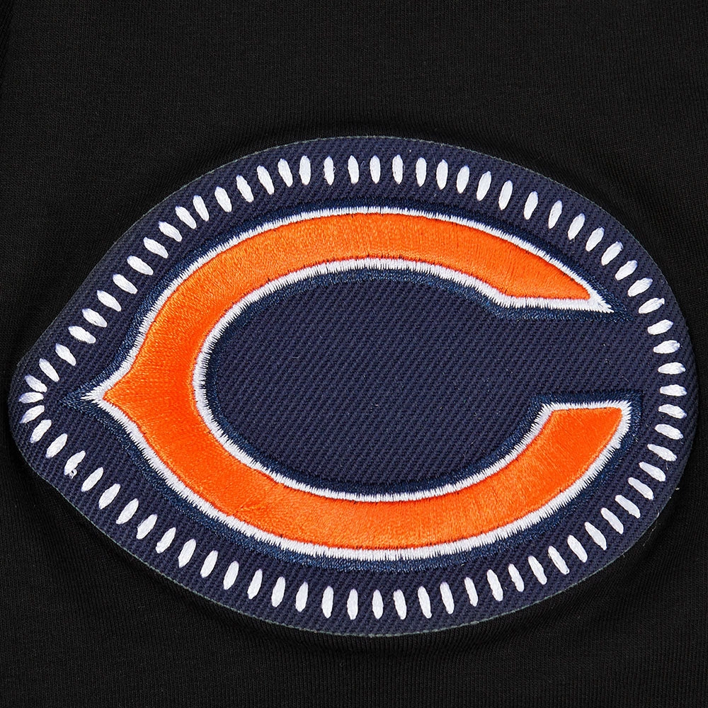 NFL CHICAGO BEARS DIY PICK STITCH MEN'S SINGLE JERSEY TEE (BLACK)