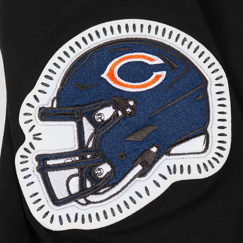 NFL CHICAGO BEARS DIY PICK STITCH MEN'S SINGLE JERSEY TEE (BLACK)