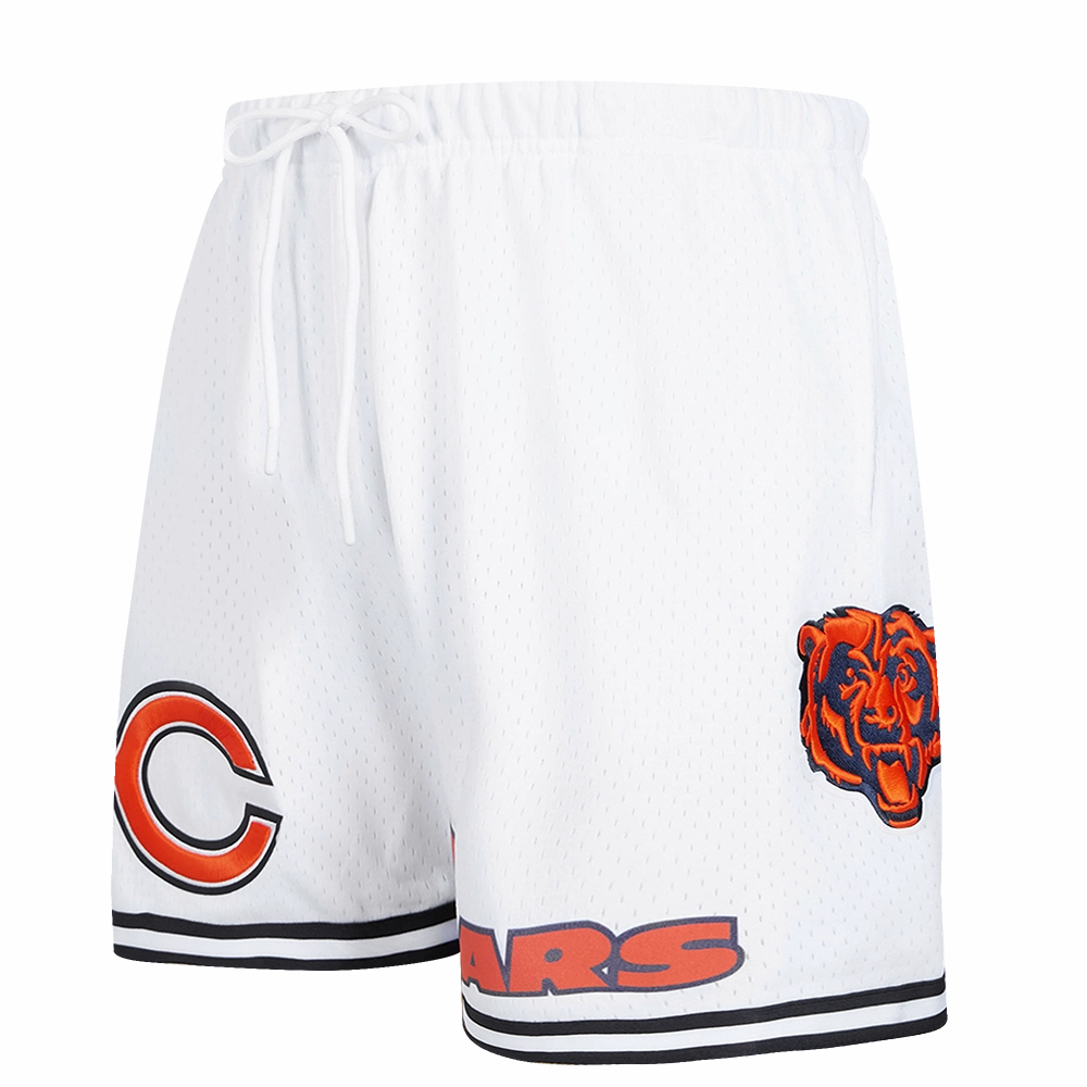 NFL CHICAGO BEARS MESH SHORT (WHITE/MIDNIGHT NAVY)