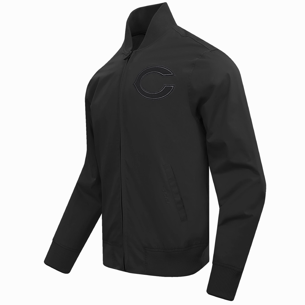 NFL CHICAGO BEARS NEUTRAL TWILL JACKET (BLACK)