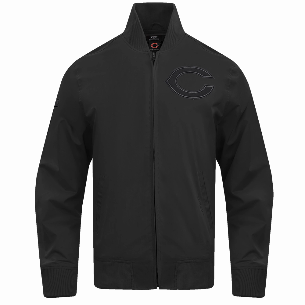 NFL CHICAGO BEARS NEUTRAL TWILL JACKET (BLACK)