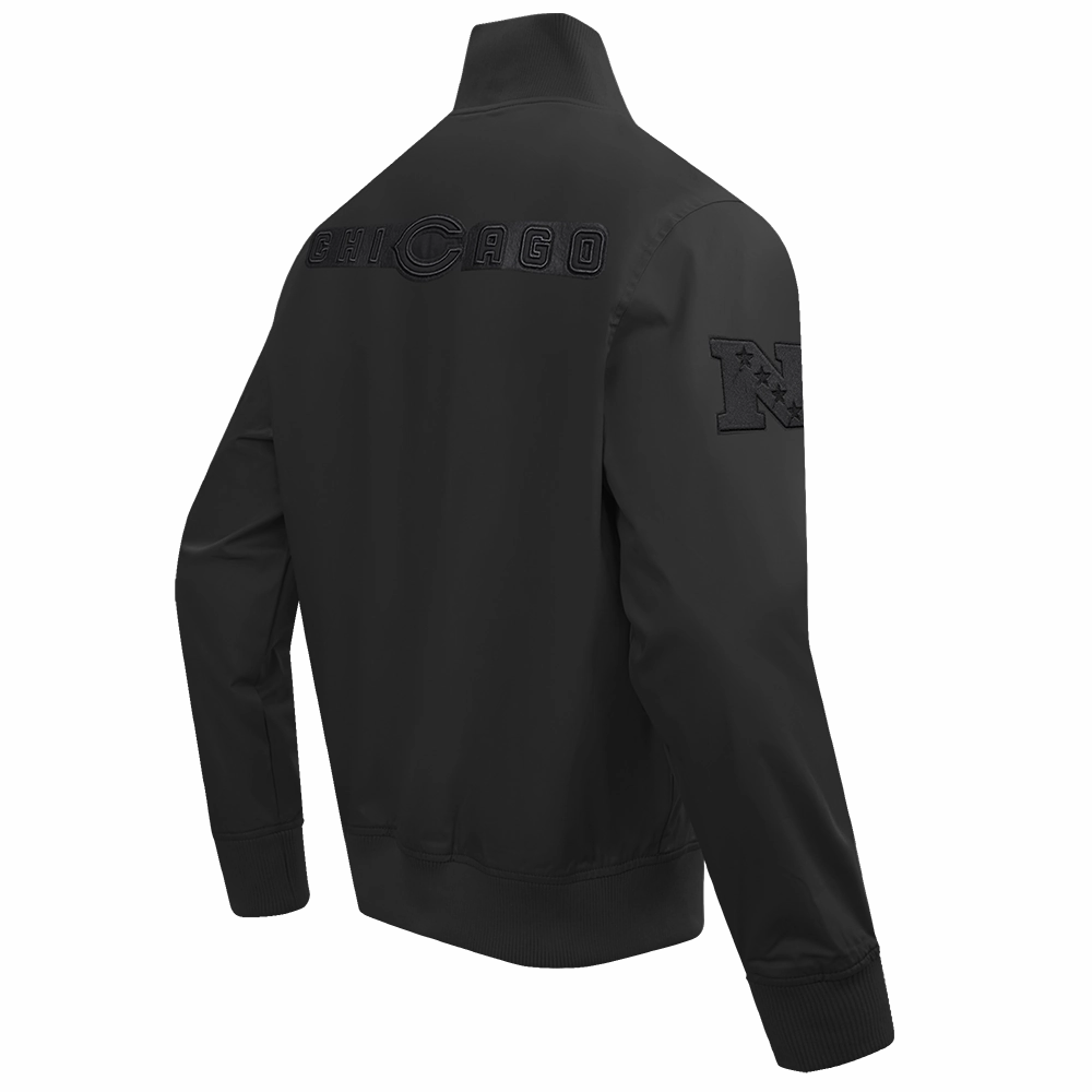 NFL CHICAGO BEARS NEUTRAL TWILL JACKET (BLACK)