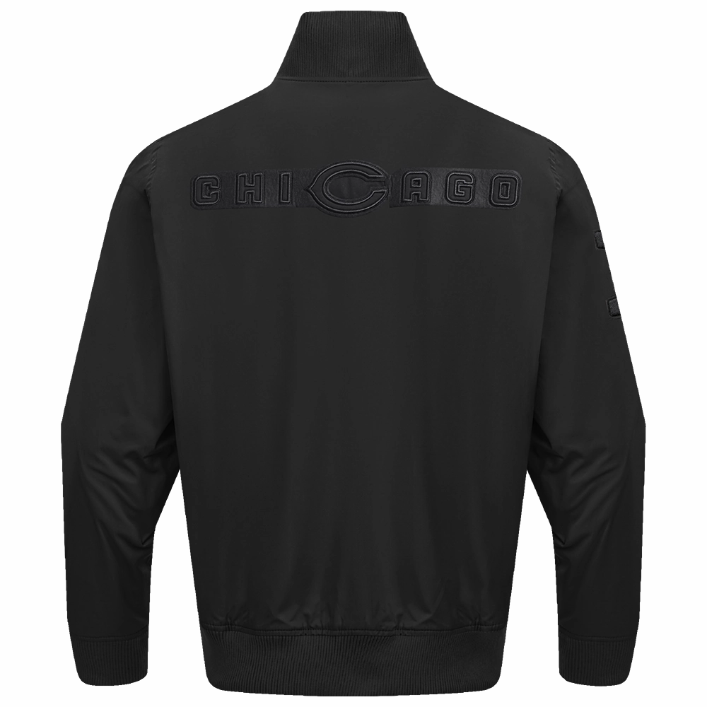 NFL CHICAGO BEARS NEUTRAL TWILL JACKET (BLACK)