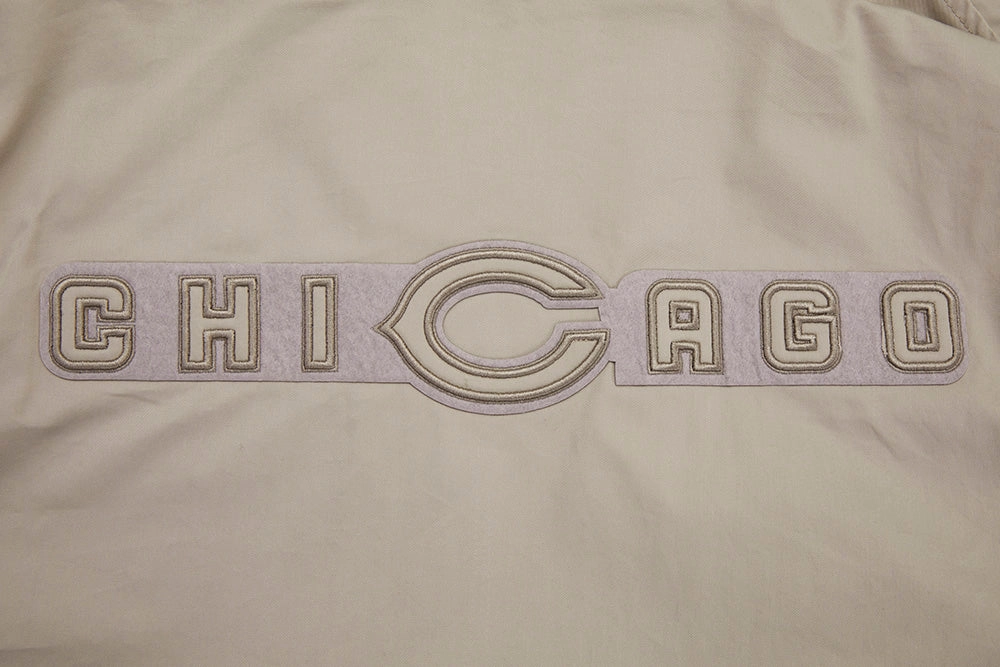 NFL CHICAGO BEARS NEUTRAL TWILL JACKET (TAUPE)