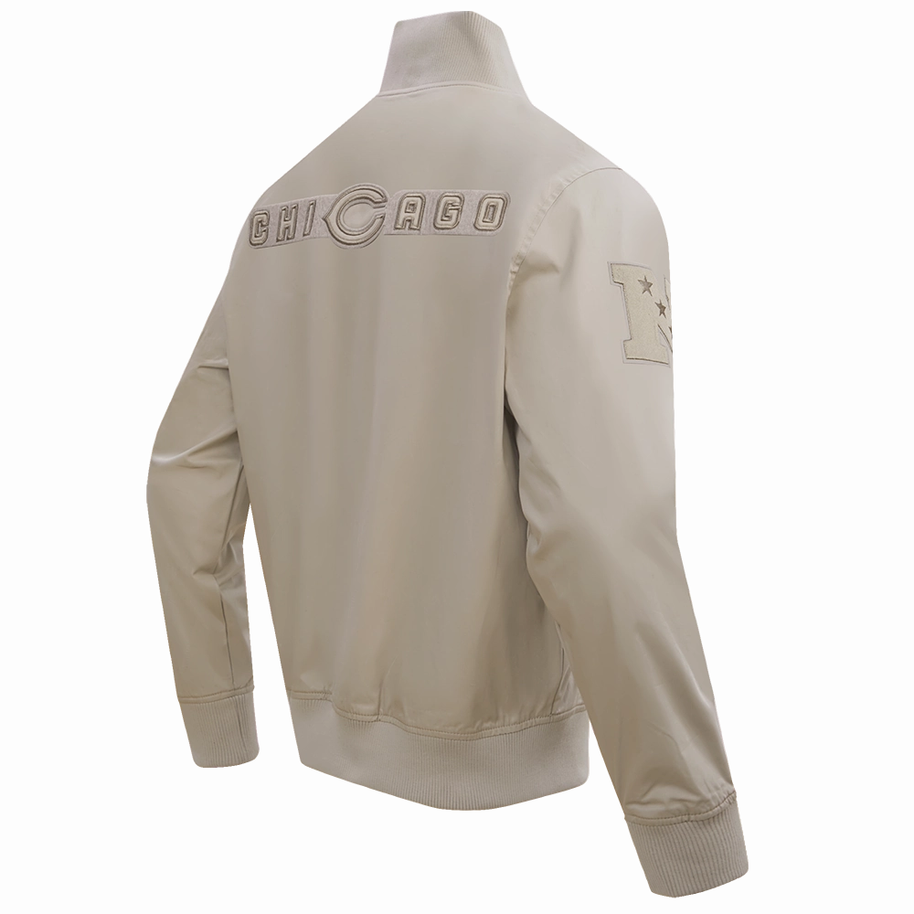 NFL CHICAGO BEARS NEUTRAL TWILL JACKET (TAUPE)