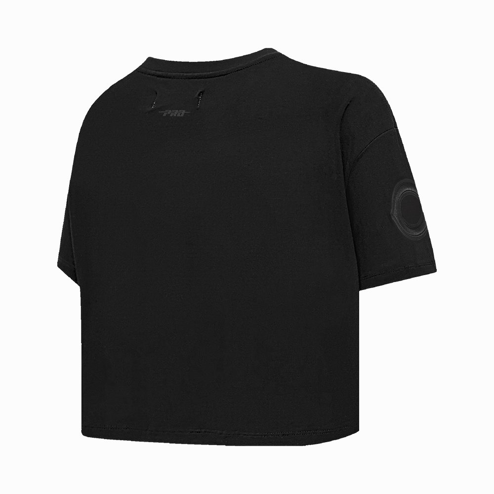 NFL CHICAGO BEARS NEUTRAL WOMEN'S BOXY TEE (BLACK)