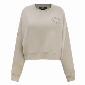 NFL CHICAGO BEARS NEUTRAL WOMEN'S CREWNECK (TAUPE)