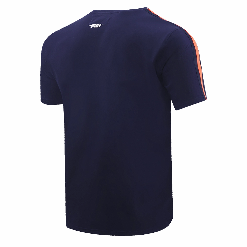 NFL CHICAGO BEARS RETRO CLASSIC MEN'S STRIPED TEE (MIDNIGHT NAVY/ORANGE/MIDNIGHT NAVY)
