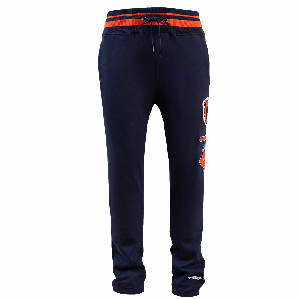 NFL CHICAGO BEARS RETRO CLASSIC MEN'S SWEATPANT (MIDNIGHT NAVY/ORANGE/MIDNIGHT NAVY)