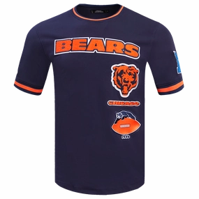 NFL CHICAGO BEARS RETRO CLASSIC MEN'S TEE (MIDNIGHT NAVY/ORANGE/MIDNIGHT NAVY)