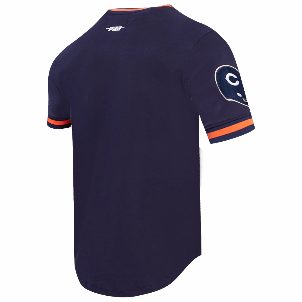 NFL CHICAGO BEARS RETRO CLASSIC MEN'S TEE (MIDNIGHT NAVY/ORANGE/MIDNIGHT NAVY)