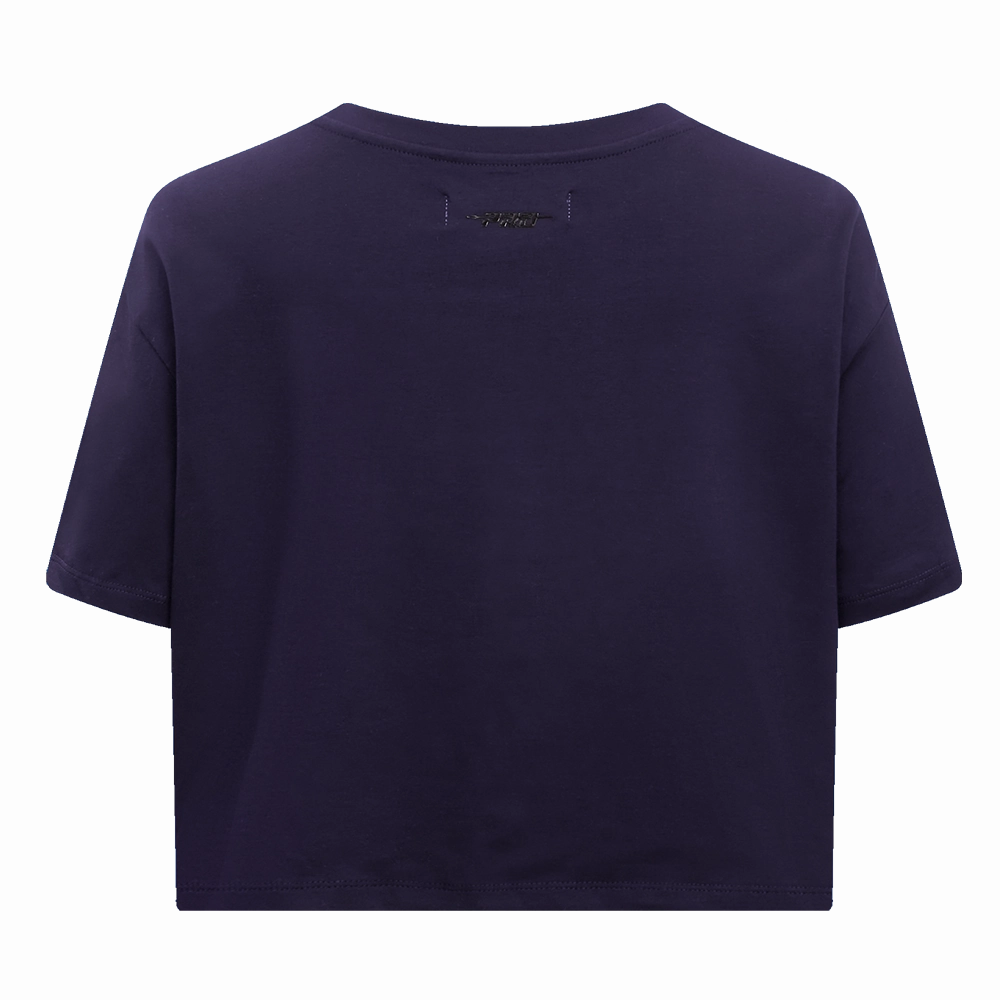 NFL CHICAGO BEARS RETRO CLASSIC WOMEN'S BOXY TEE (MIDNIGHT NAVY)
