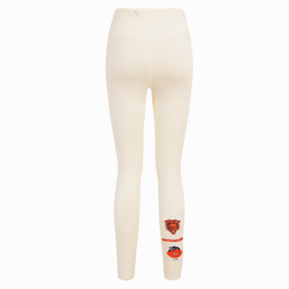 NFL CHICAGO BEARS RETRO CLASSIC WOMEN'S JERSEY LEGGING (EGGSHELL)