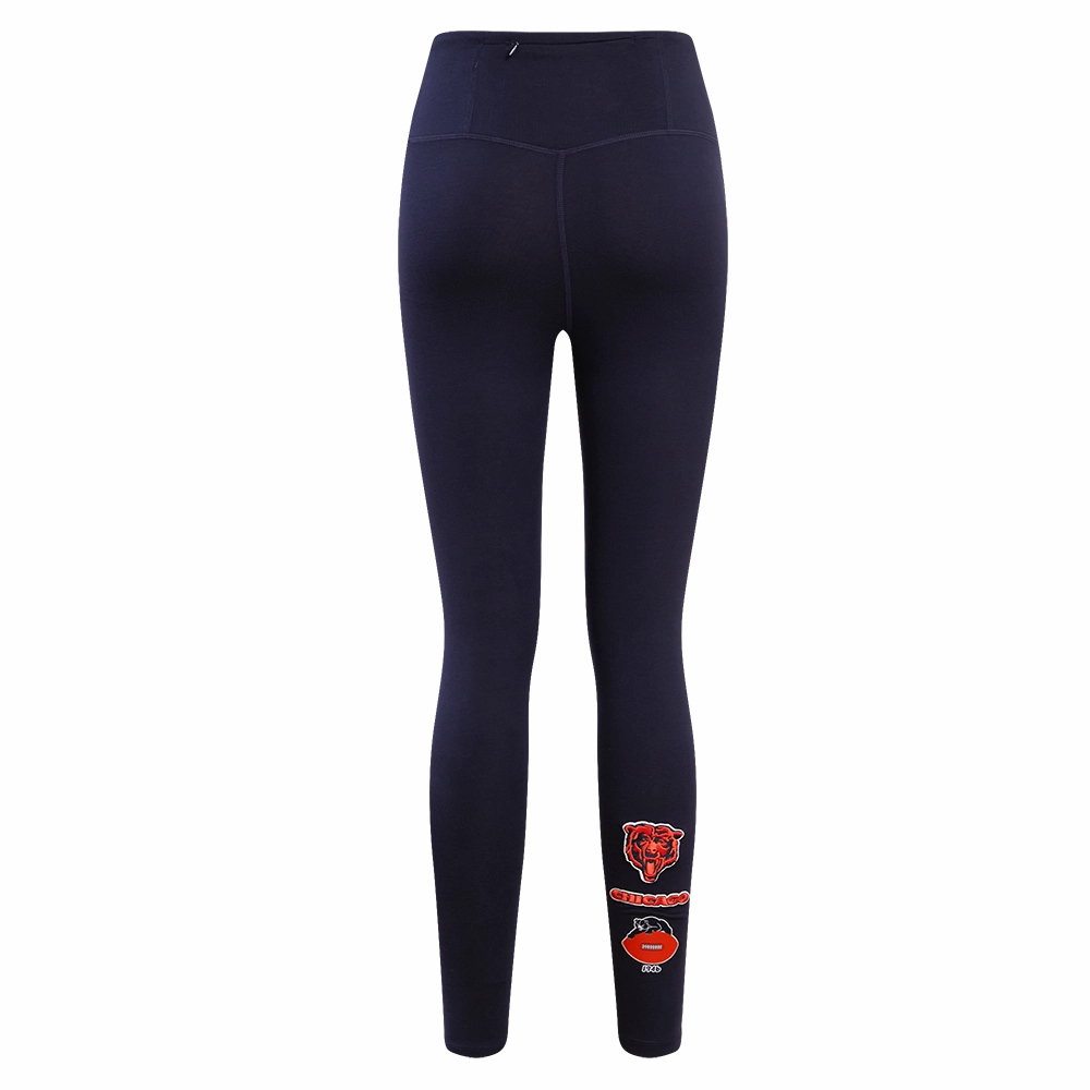 NFL CHICAGO BEARS RETRO CLASSIC WOMEN'S JERSEY LEGGING (MIDNIGHT NAVY)